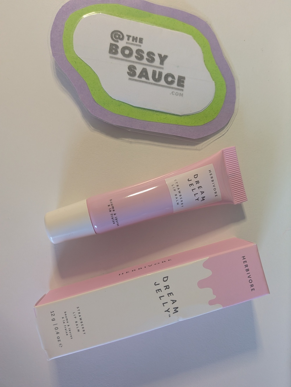 🌸 Herbivore Dream Jelly Strawberry Lip Balm NWT 12 G